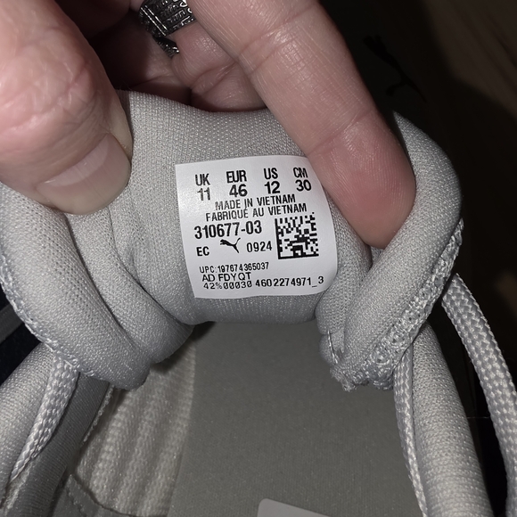 Puma Men's Gray Athletic Shoes - Picture 7 of 9